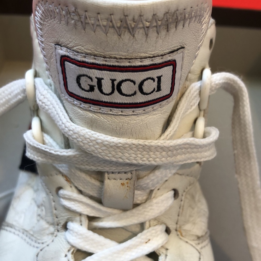 Gucci Leather Sneakers - Picture 7 of 11